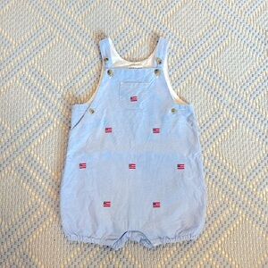 Toddler boys American flag bubble